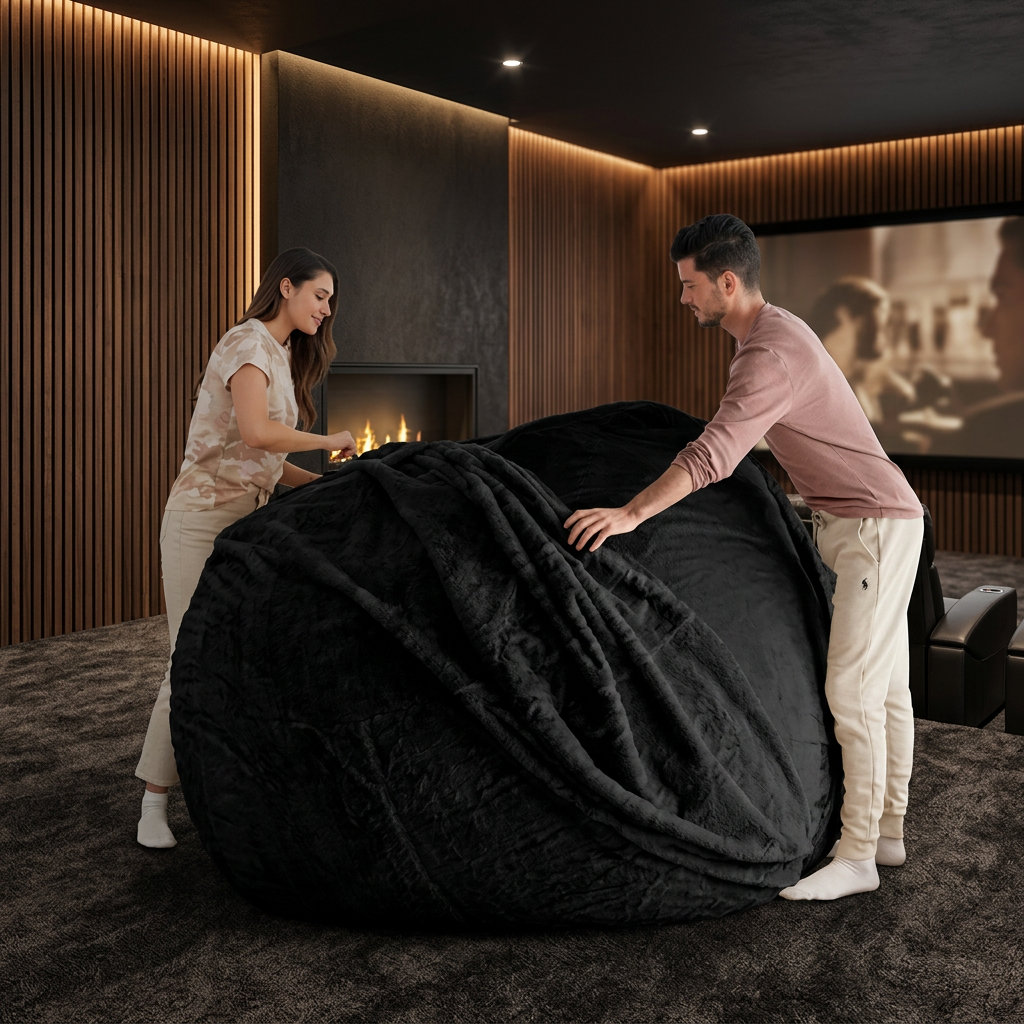 Black Bean Bag Cover